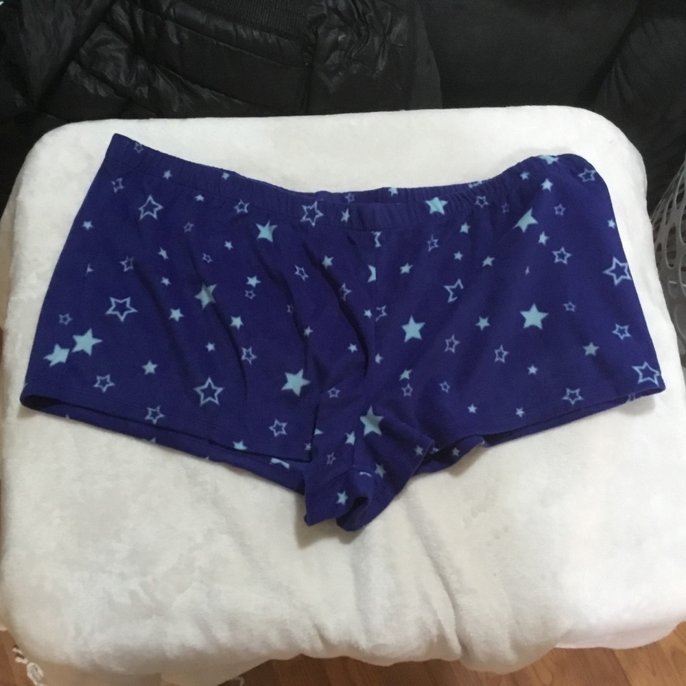 SO microfleece pajama short NWT blue stars 2X - Picture 2 of 8